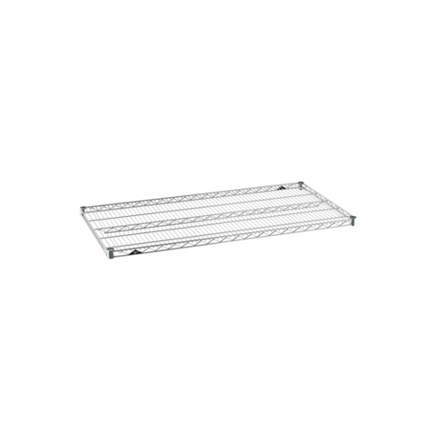 Metro 2448NC — Super Erecta® Shelf, wire, 48"W x 24"D, chrome plated finish, plastic split sleeves are included in each carton, NSF