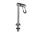 Component Hardware Canada KL26-5012-SP — Encore® Glass Filler, deck mount, 12" riser, two position lever arm, stainless steel riser