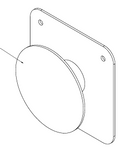 Fab X G3809 - SW231009 — BAG HOLDER FOR LARGE PLASTIC BAG - 1 POST