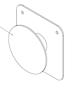 Fab X G3809 - SW231009 — BAG HOLDER FOR LARGE PLASTIC BAG - 1 POST