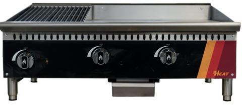 EFI Sales Ltd. Canada HCT36-12CH-24GM-P - Combination Cooktop