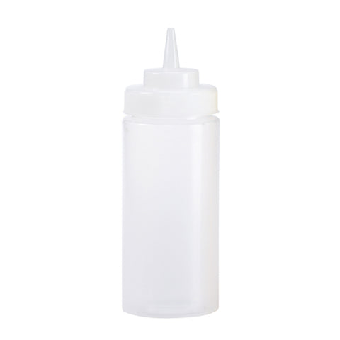 Browne Canada Foodservice 57801600 — Squeeze Bottle, 16 oz., wide mouth, no drip tip, polyethylene, clear